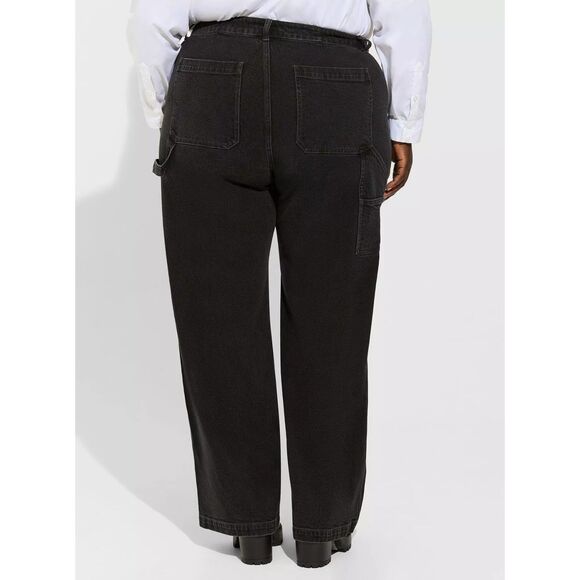 NWT Torrid Straight Classic Denim High-Rise Carpenter Jeans Size 16 Regular - Picture 3 of 6
